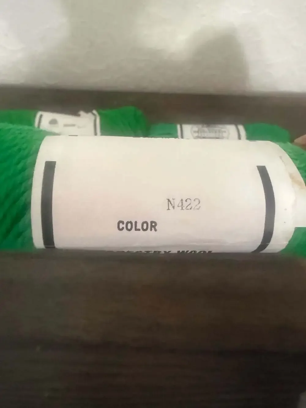 4 Pack Vintage Elsa Williams Needlecraft Creations Tapestry Wool Yarn N422 Green
